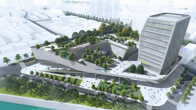 深圳市觀湖文化藝術體育場館景觀設計