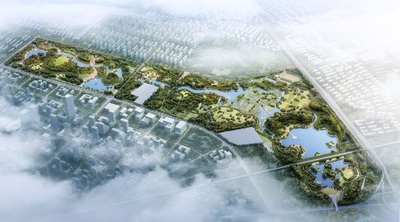 北京朝阳区崔各庄乡中心公园方案设计